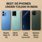 ₹25,000 में सबसे अच्छे 5G फ़ोन